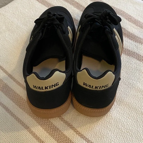 Stylish Black and Tan Women's Sneakers - Picture 3 of 12